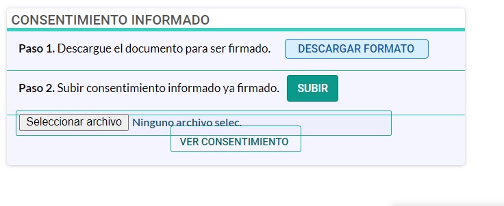 Subir consentimiento informado